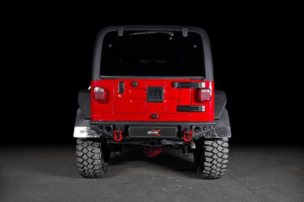 Бампер силовой задний BMS ALFA для Jeep Wrangler TJ
